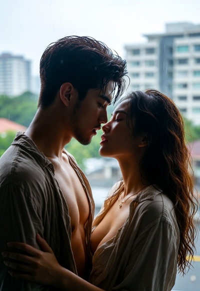 สาวข้างบ้านที่ชอบโชว์ตัวให้ดูผ่านหน้าต่างทุกคืน จนวันนึงผมปีนรั้วไปหา แล้วเย็ดกันในห้องเธอทั้งคืน คลิปหลุด ทางบ้าน